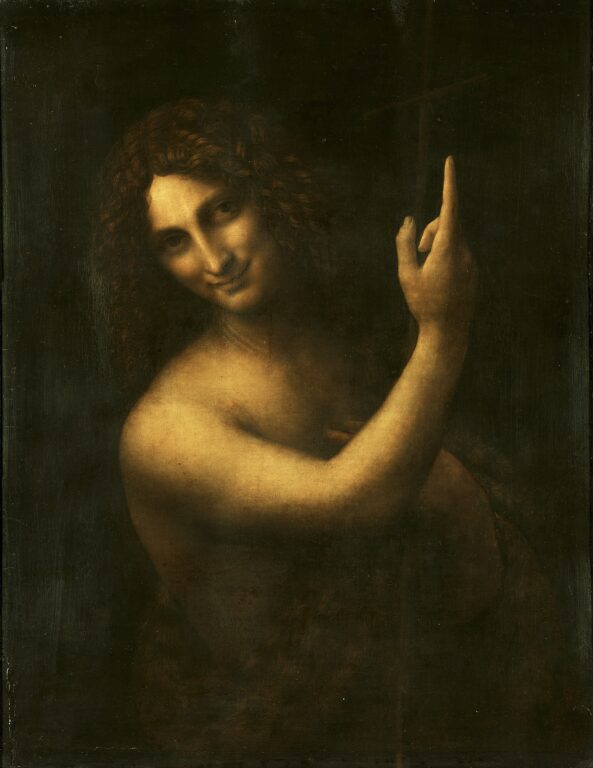 Święty Jan Chrzciciel leonardo da Vinci