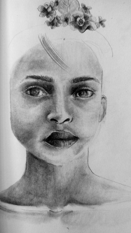 portret ołówkiem